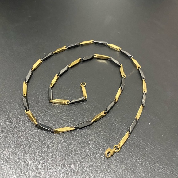 Two-tone Necklace Bracelet Accessory Jewelry - Picture 3 of 4